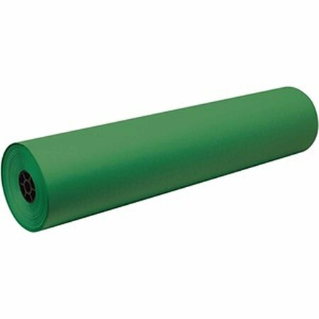 COOLCRAFTS 36 in. x 500 ft. Festive Green Paper Art Roll CO3748713